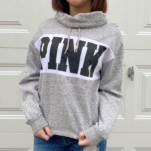 VS PINK cowl neck hoodie